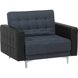 Beliani ABERDEEN - Fauteuil-Grijs-Polyester