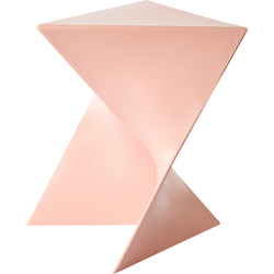 Beliani PECOS - Bijzettafel-Roze-Synthetisch materiaal
