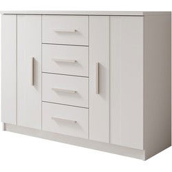 Meubella - Ladekast Blake - Wit - 120 cm