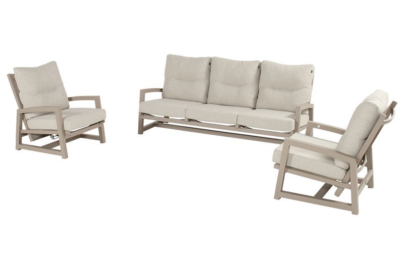 Gio lounge set taupe - 