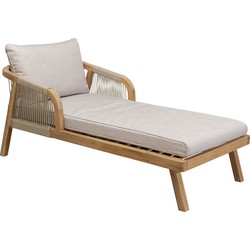 Chaise longue Marbella 165cm