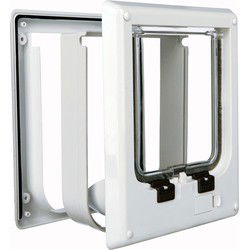 TRIXIE 4-WEG HUISDIERLUIK ELEKTROMAGNETISCH WIT 21 X 24 CM