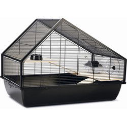 Knaagdrk mtl boas zwart l76b46h57cm