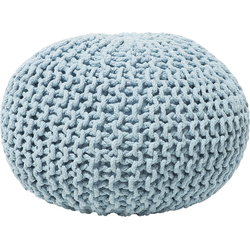 CONRAD - Poef - Lichtblauw - 50 cm - Katoen
