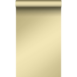 Origin Wallcoverings behang effen glanzend goud - 53 cm x 10,05 m - 346502