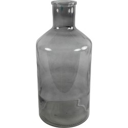 Countryfield vaas - smoke grijs - glas - XXL fles - D24 x H52 cm - Vazen