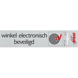 Route Alulook 165 x 44 mm Sticker winkel elektronisch beveiligd - Pickup