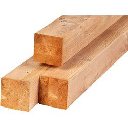 Paal Red Class Wood 12,0x12,0x250 cm Tuindeco
