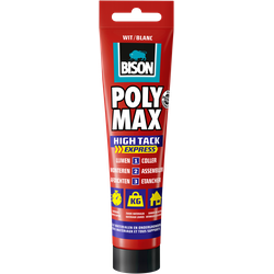 Poly Max High Tack Express Weiße Tube 165g - Bison