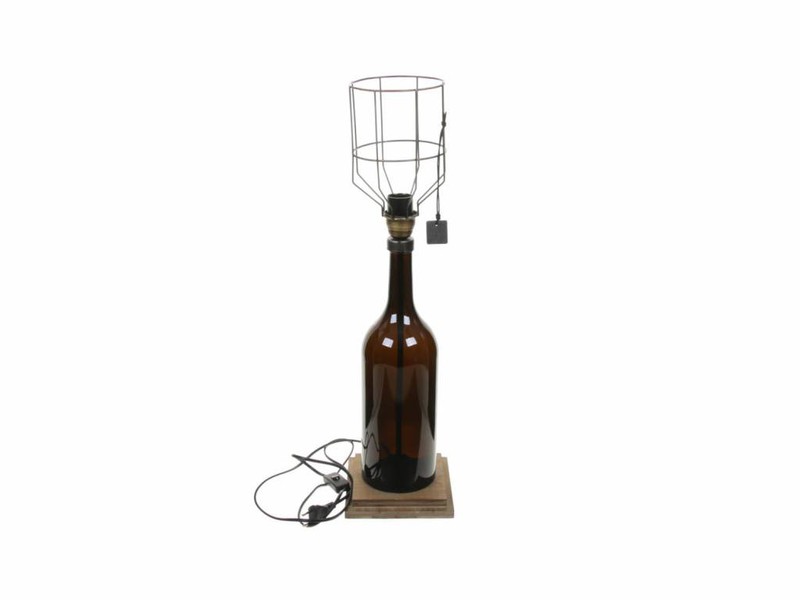 Lamp Baccon Zwart Small  68cm Glas Industrieel - 