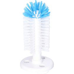 Buemag Spoelborstel - bierglazen - 8 x 8 x 19 cm - blauw - professionele borstel - Afwasborstel