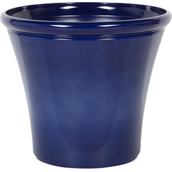 KOKKINO - Plantenbak - Marineblauw - 46 cm - Klei-vezelmengsel