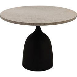 PTMD Patras Side Table Beige Marble