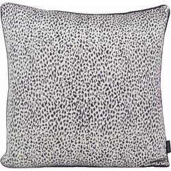 Sierkussen Silver Leopard | 45 x 45 cm | Jacquard/Polyester