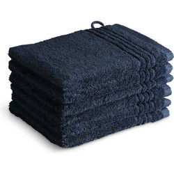 PHLOX Washandjes Set 16x21 cm - 6 stuks - 600 g/m2 Zacht Katoen - Supreme Collectie - Navy