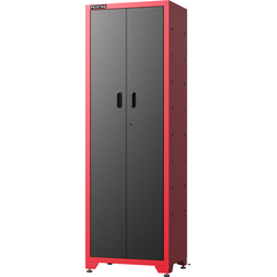 Feistos Gereedschapskast Juno Solo- 46x66x198 cm - Zwart/Rood