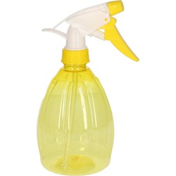 1x Waterspray plantensproeiers geel 500 ml - Plantenspuiten