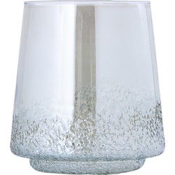 PTMD Windlicht Carrera - 19x19x20 cm - Glas - Groen