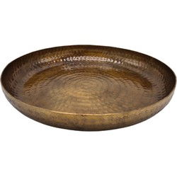 Rond Dienblad Maxim - L - Antiek Goud - 39cm