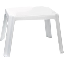 Plasticforte Kindertafel - kunststof - wit - 55 x 66 x 43 cm - Bijzettafels