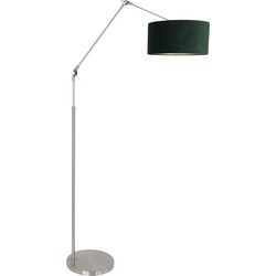 Stalen knikarm vloerlamp Steinhauer Prestige Chic Grijs