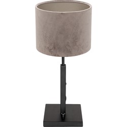 Steinhauer tafellamp Stang - zwart - metaal - 20 cm - E27 fitting - 8163ZW