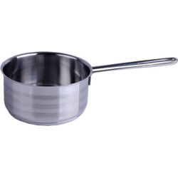 Svenska Living Steelpan/sauspan - RVS - D14 cm - 1L - Alle Warmtebronnen - Steelpannen