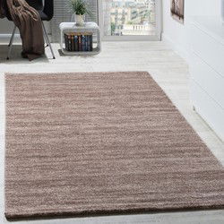 Laagpolig Vloerkleed - Eceria - Gemeleerd Modern - Beige - 120x170 cm