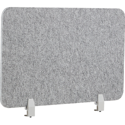 SPLIT - Bureauscherm - Lichtgrijs - 50 x 80 cm - Polyester