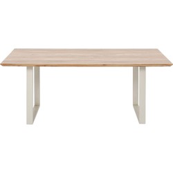 Eettafel Symphony Zilver 160x80cm