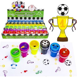 Decopatent® Uitdeelcadeaus 60 STUKS Voetballers Stempels - Traktatie Uitdeelcadeautjes voor kinderen - Speelgoed Traktaties