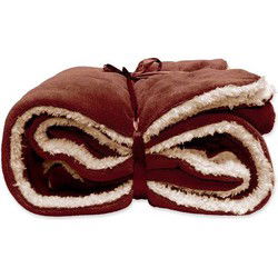 Plaid lars 200x150 cm marsala