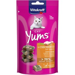 Cat Yums kip & kattengras 40 g