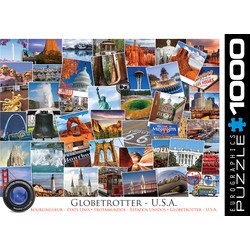 Eurographics Eurographics puzzel Globetrotter USA - 1000 stukjes