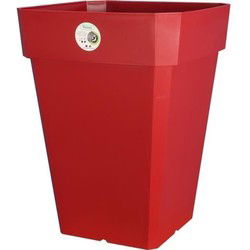 RIVIERA Soleilla Bloempot - Vierkant - 40 x 40 cm - Rood