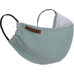 Knit Factory Liv Mondmasker - Stone Green - One Size