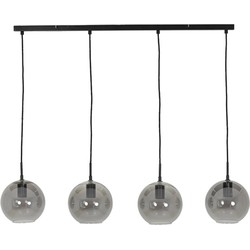 Light and Living hanglamp  - zwart - glas - 2957865