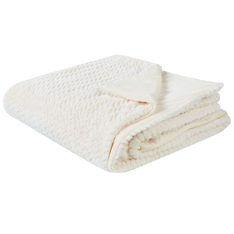 SURMI - Bedsprei - Gebroken wit - 200 x 220 cm - Polyester - 