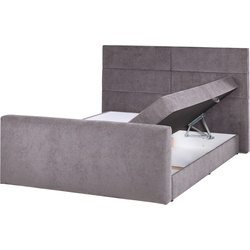 ARISTOCRAT - Boxspringbed - Taupe - 160 x 200 cm - Polyester