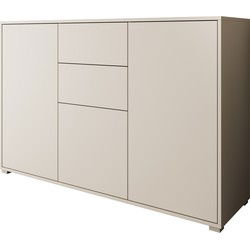 Meubella Dressoir Gideon - Beige - 141 cm