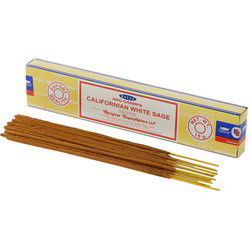 Satya Nag Champa wierrook stokjes Witte Salie geur - 15x - In balans - Wierookstokjes