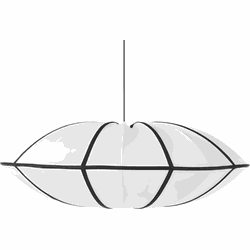 GUASARE - Hanglamp - Wit - Nylon
