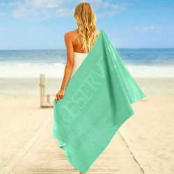 Zavelo Strandlaken Reserved Seagreen (100x180 cm)