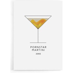 Pornstar Martini Cocktail - Walljar - Wanddecoratie - Poster