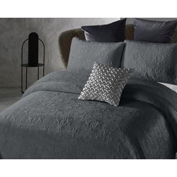 Dreamhouse Velvet Clara - Bedsprei - 180x250 + 1 kussensloop 60x70 - Antraciet