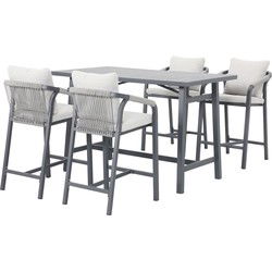 Monti barset - 5-delig - carbon black -  rope taupe - valley sand