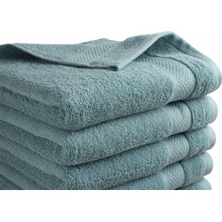 DoubleDry Handdoek Hotel Collectie - 6 stuks - 50x100 - denim blauw