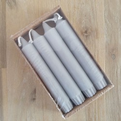 Rustik Lys - Dinerkaars 2,2 x 14 cm Koel grijs set van 4