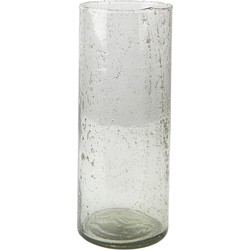 Clayre & Eef Vaas  Ø 10x25 cm Glas Glazen Vaas