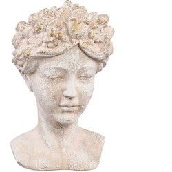 PTMD Deco Object Sherlene - 23x21x36 cm - Cement - Creme